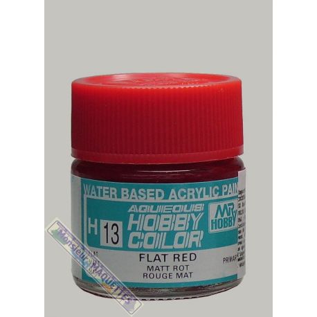 Peinture Acrylique H13 Rouge Mat 10ml Gsh013 Gunze Sangyo