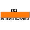 PEINTURE ACRYLIQUE ORANGE TRANSPARENT N°322 (12ML)