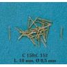 Clous laitons 0,5 x 10 mm (20 g)